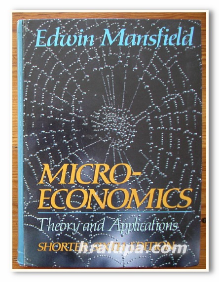 MICROECONOMICS, THEORY AND APPLICATIONS, EDWIN MANSFIELD, 1988